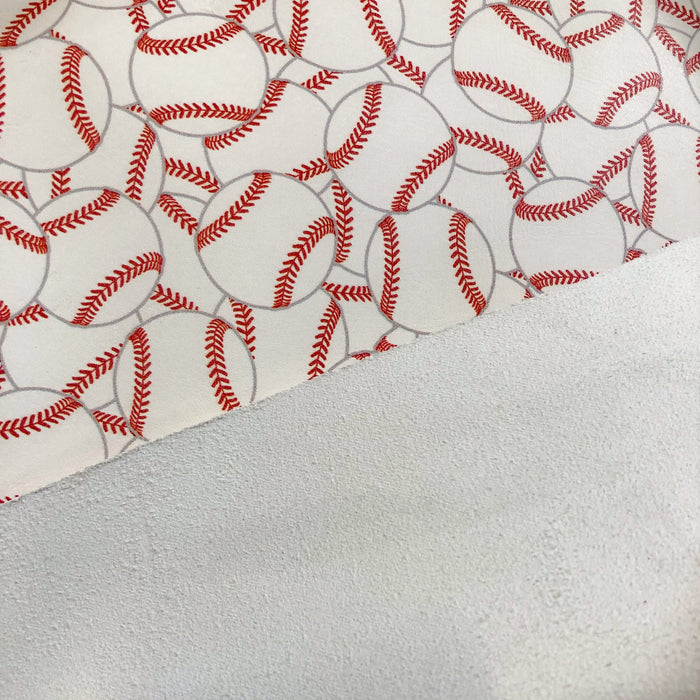 Baseball Pattern - Printed Leather