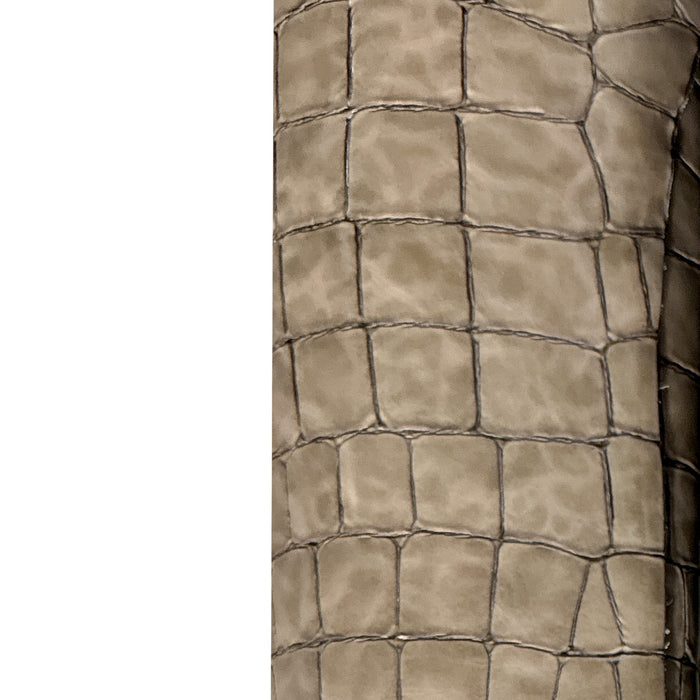 Italian Embossed Hides - Satin Croc Hides