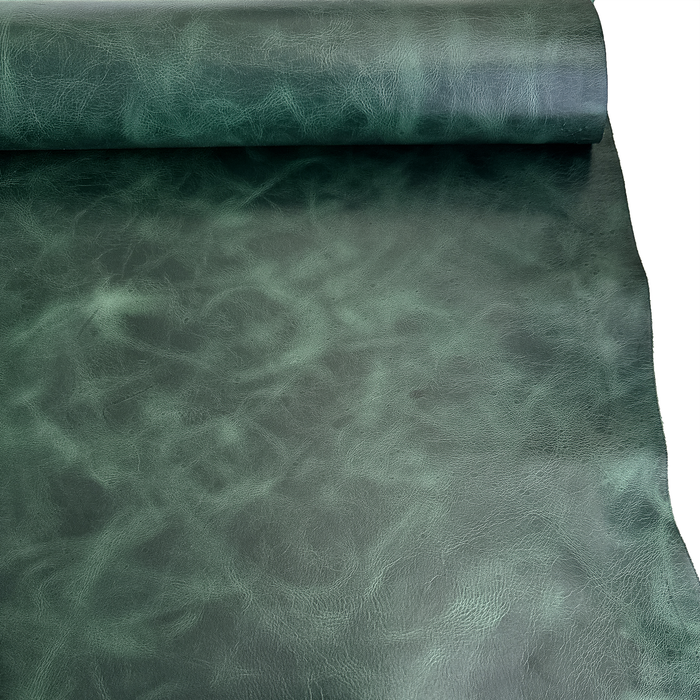 Venice Distressed Hide - Dark Green