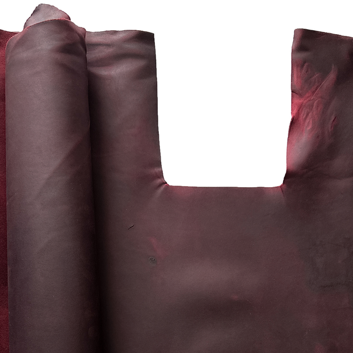 Oil Tan Pull-Up Side - Dark Red 2oz-3oz