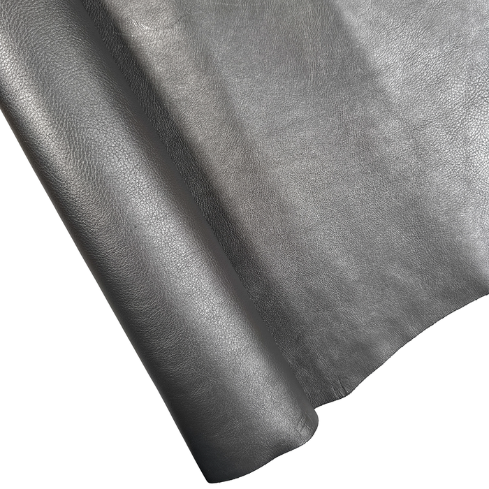 Matte Metallic Pebble Grain - Pewter