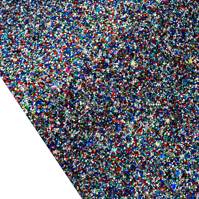 Multi-Color Dream - Glitter Fabric Sheet