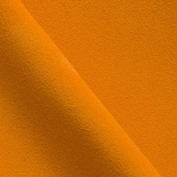 Italian Suede Hide - Tangerine Orange