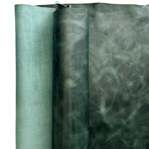Venice Distressed Hide - Dark Green