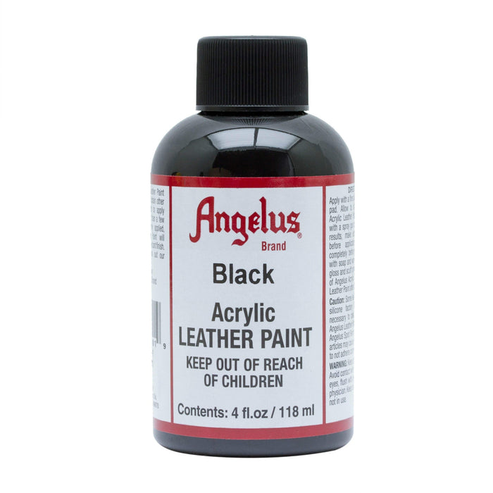 Angelus Black Acrylic Leather Paint