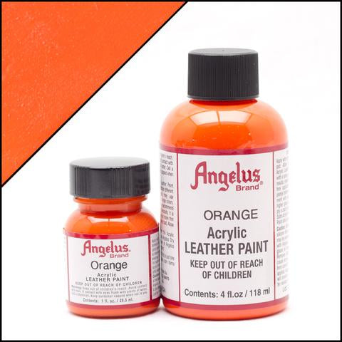Angelus Orange Acrylic Leather Paint