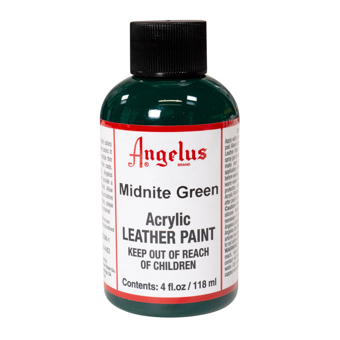 Angelus Midnite Green Acrylic Leather Paint