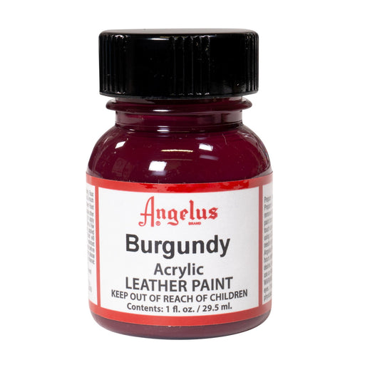 Angelus Burgundy Acrylic Leather Paint