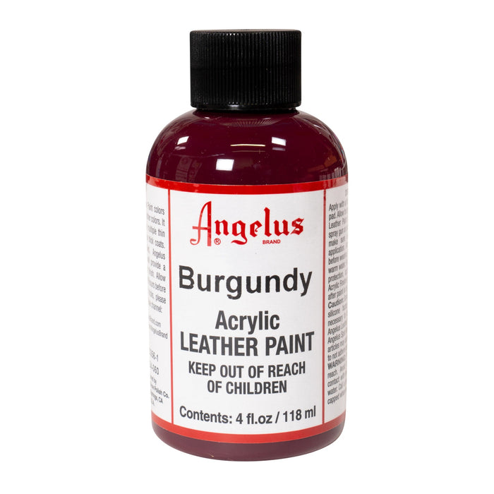 Angelus Burgundy Acrylic Leather Paint