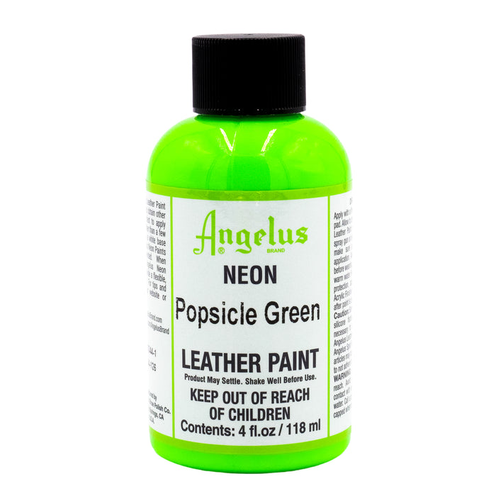 Angelus Popsicle Green Neon Acrylic Leather Paint