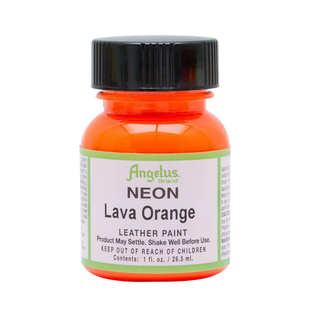 Angelus Lava Orange Neon Acrylic  Leather Paint