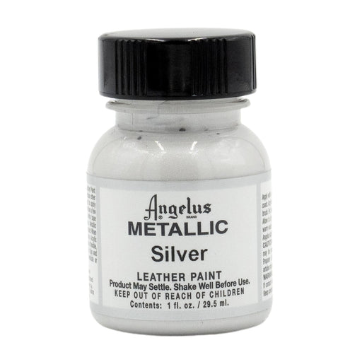 Angelus Silver Acrylic Leather Paint