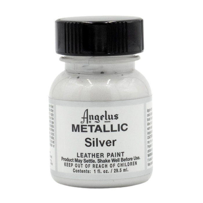 Angelus Silver Acrylic Leather Paint