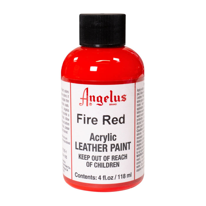 Angelus Fire Red Acrylic Leather Paint