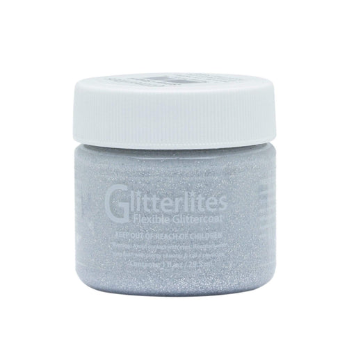 Angelus Glitterlites Paint - Silver Spark