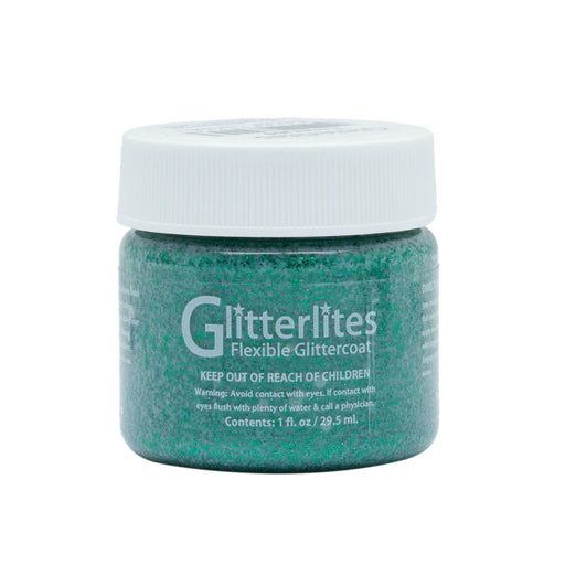 Angelus Glitterlites Paint - Emerald Green