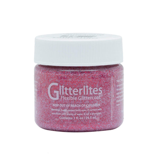 Angelus Glitterlites Paint - Ruby Red