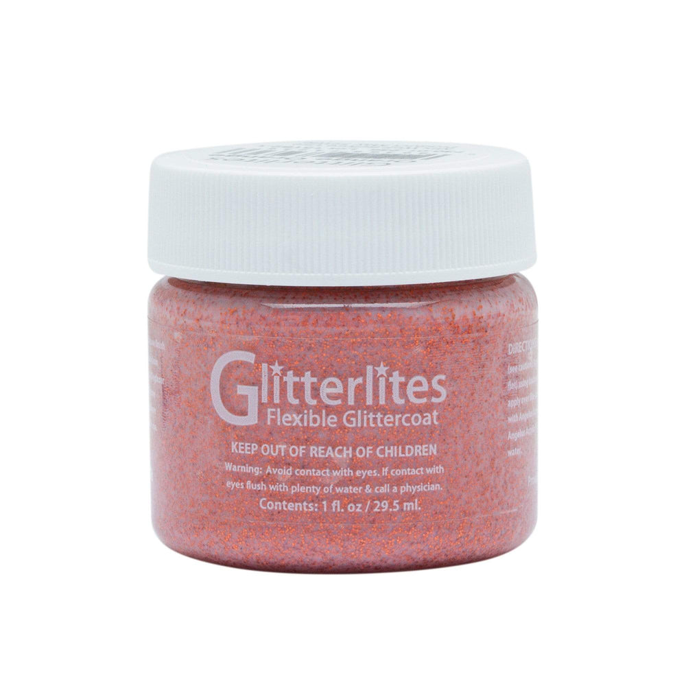 Angelus Glitterlites Paint - Orange Orange