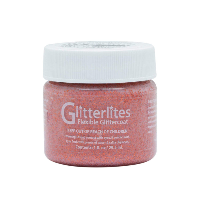 Angelus Glitterlites Paint - Orange Orange