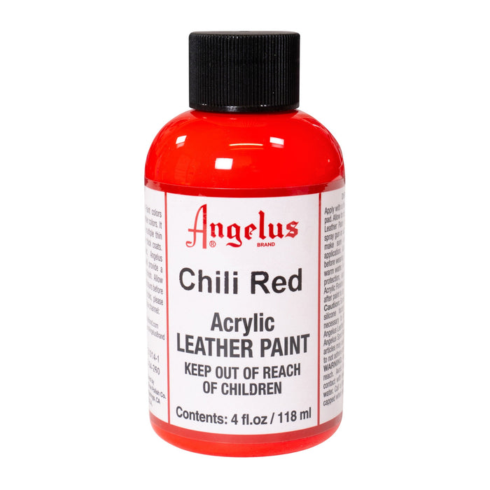 Angelus Chili Red Acrylic Leather Paint