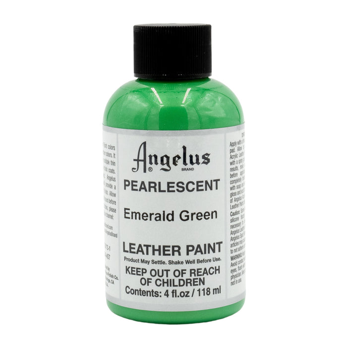 Angelus Pearlescent Leather Paint Emerald Green