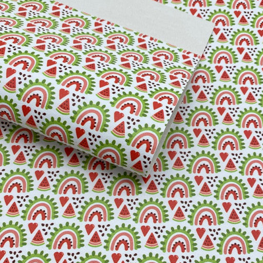 Watermelon Rainbows - Printed Marine Vinyl