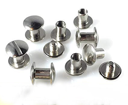 Solid Brass Chicago Screws 1/4"