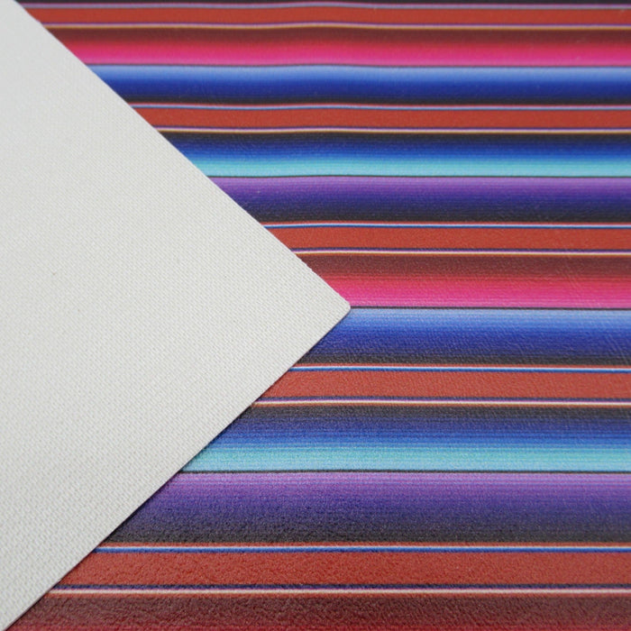 Purple and Hot Pink Serape Marine Vinyl Faux Leather