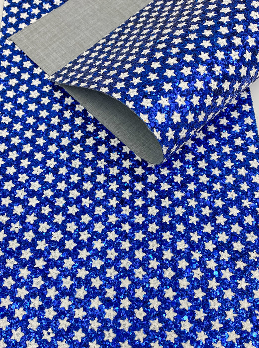 Glitter fabric faux leather sheet