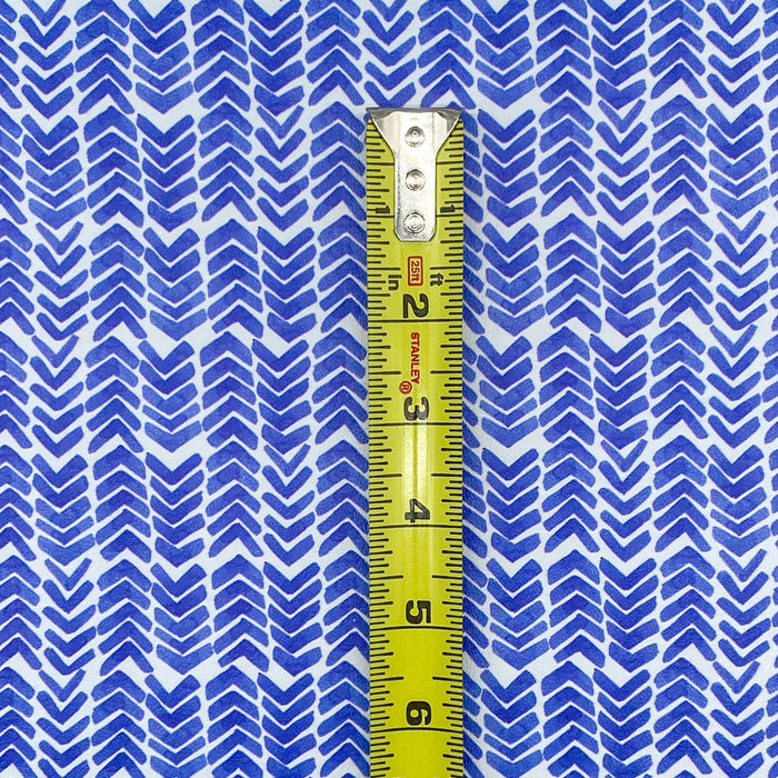 Watercolor Herringbone - Printed Marine Vinyl