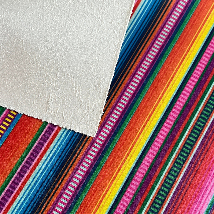 Braided Serape - Printed Cowhide Leather