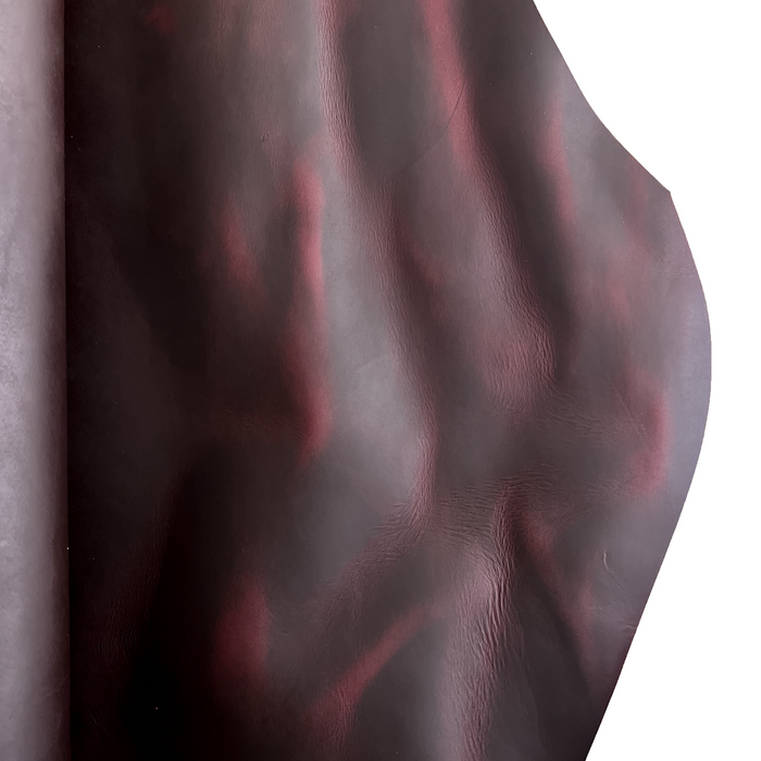 Brentwood Oil Tan Side - Burgundy