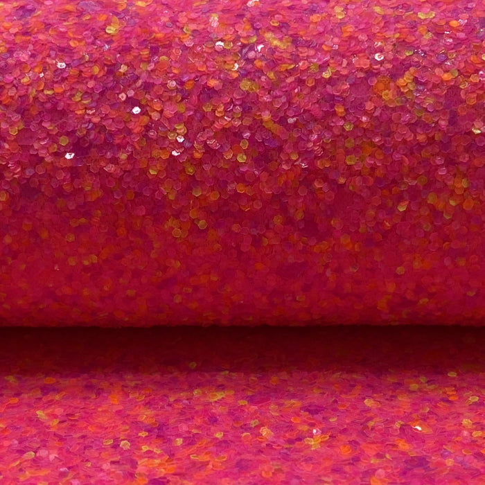 Glitter fabric faux leather