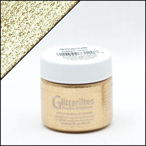 Angelus Glitterlites Paint - Desert Gold