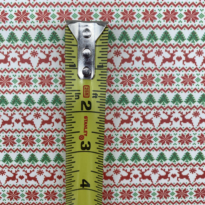Ugly Sweater Fair Isle - Printed Leather