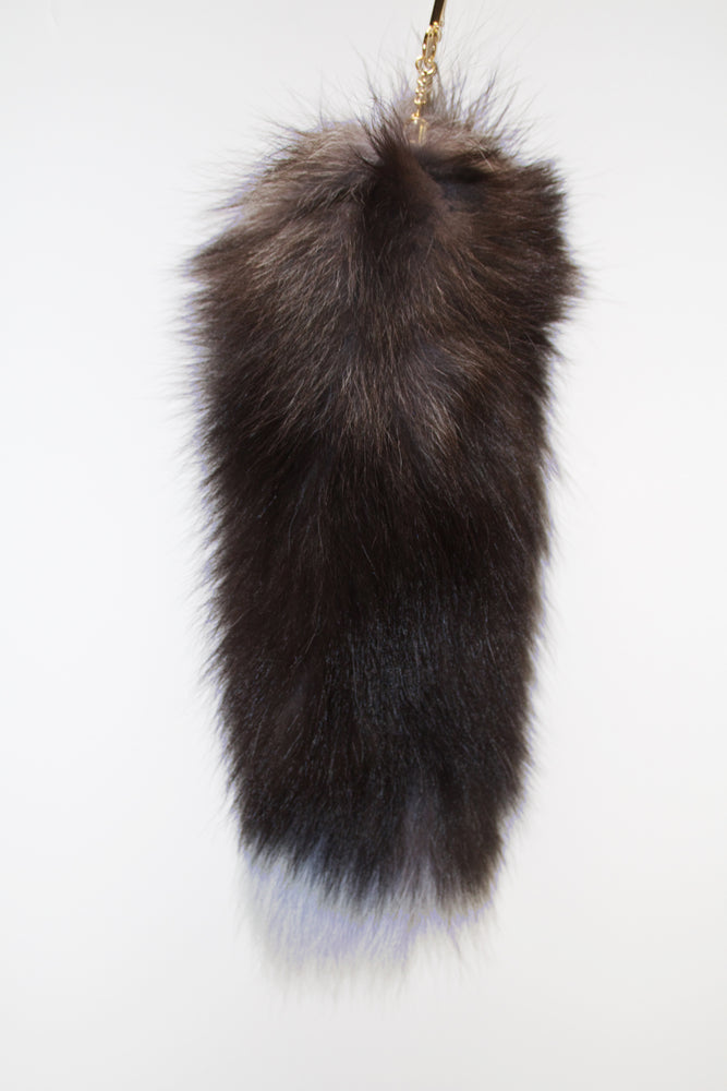 Fox Tail - Black & Silver