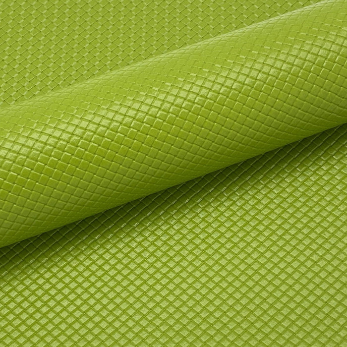 Frog Green Embossed Faux Leather