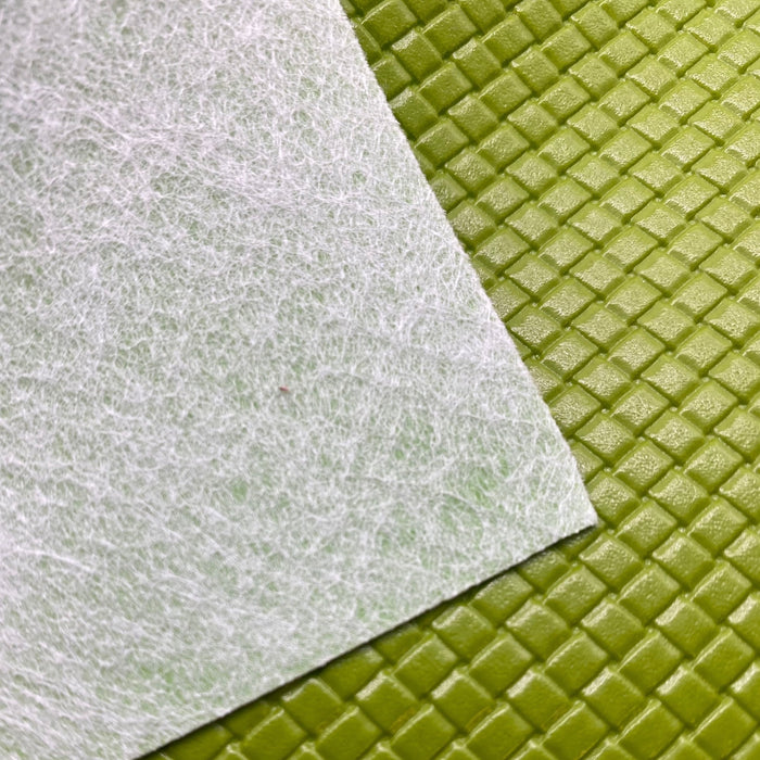 Frog Green Embossed Faux Leather