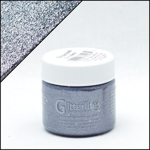 Angelus Glitterlites Paint - Gunmetal