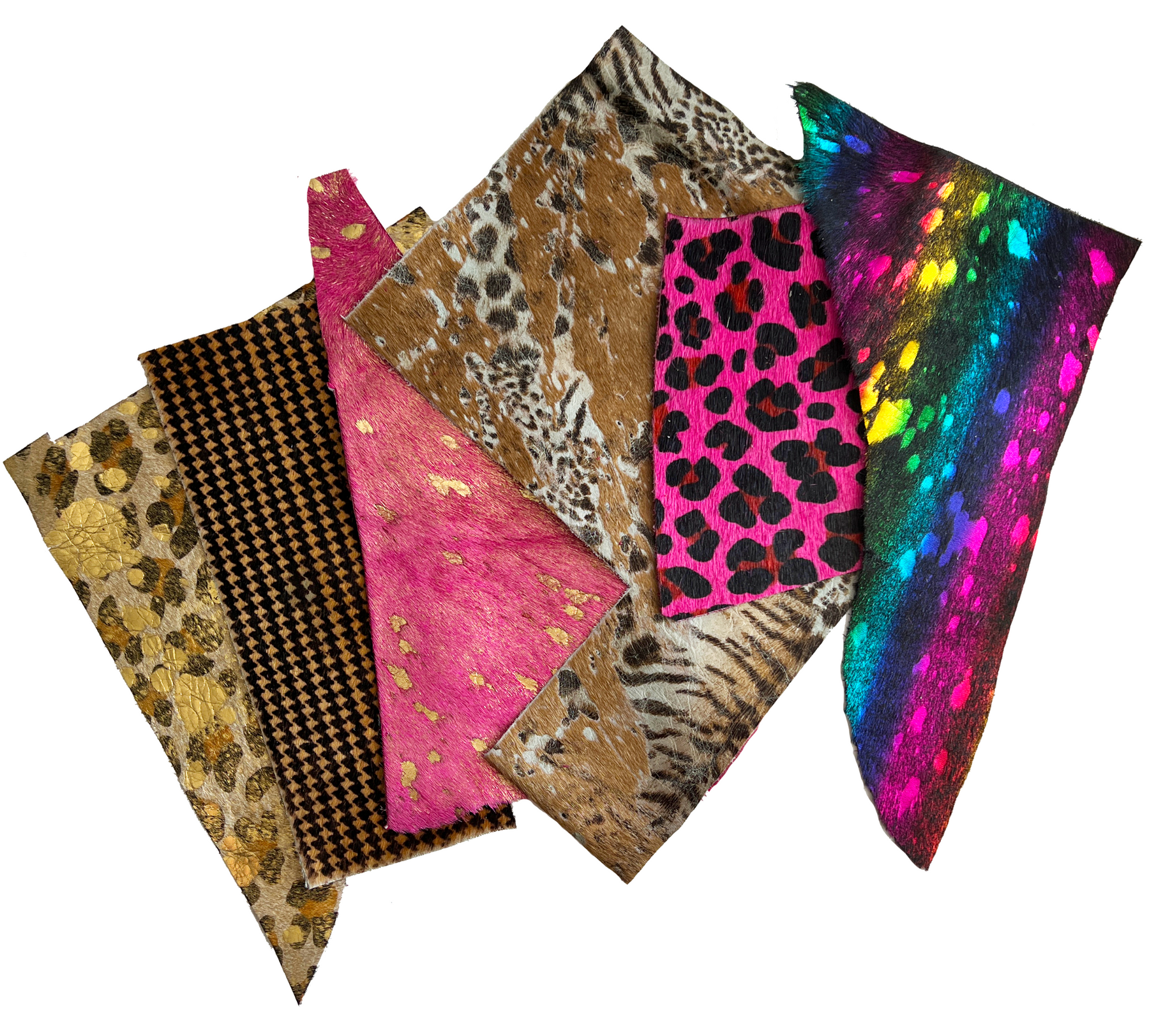 Hair On Cowhide Scrap