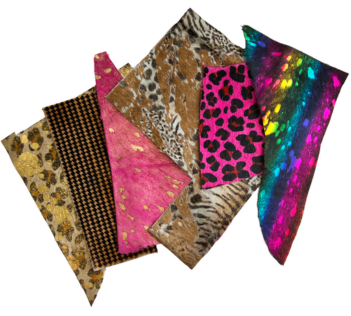 Hair On Cowhide Scrap