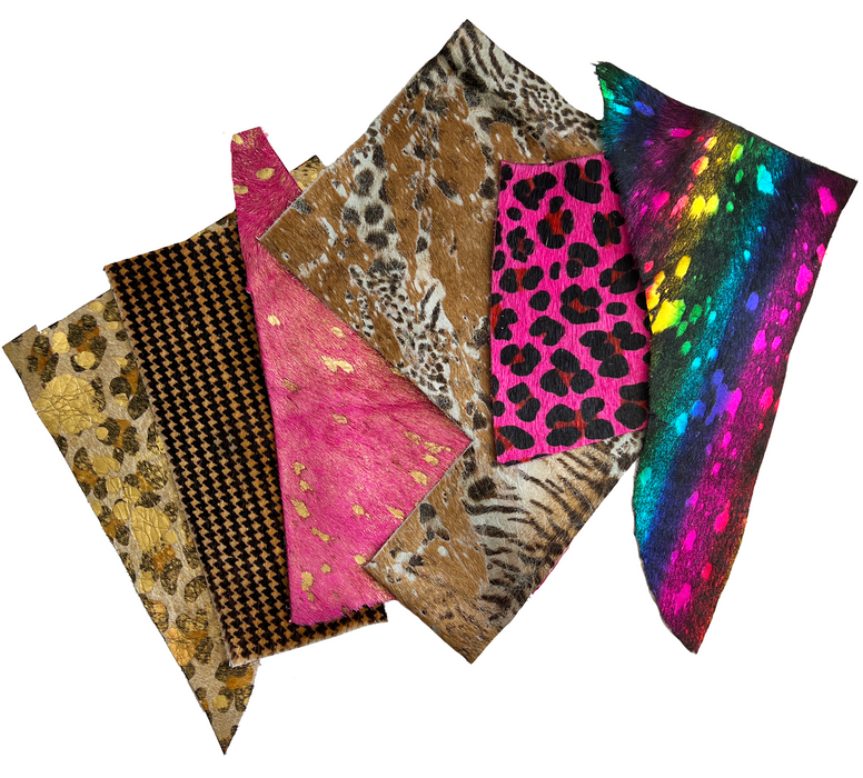 Hair On Cowhide Scrap