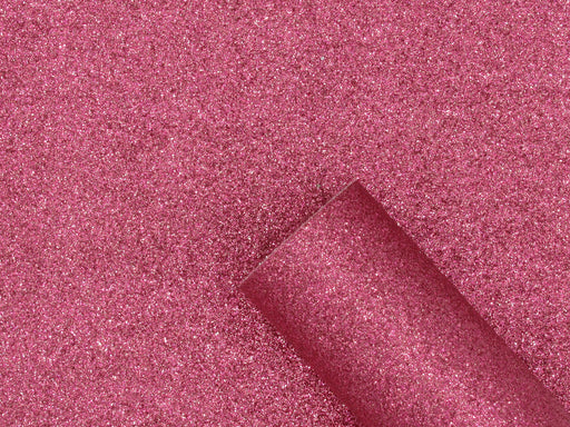 Rouge Pink Extra Fine Glitter Faux Leather Sheet