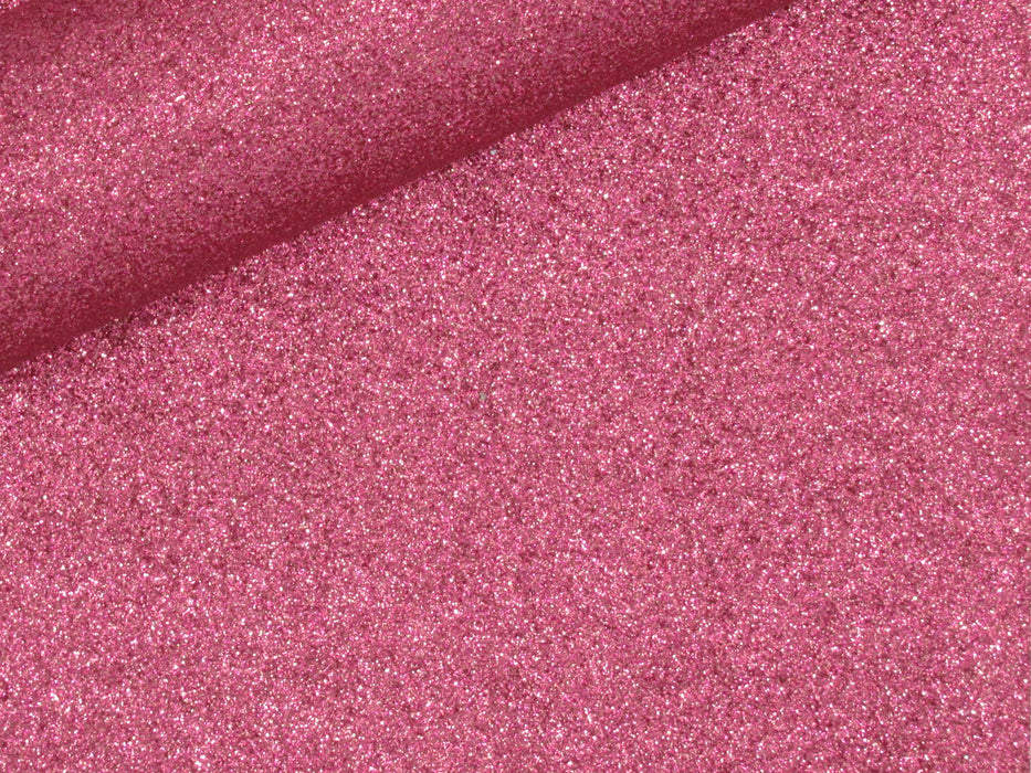 Rouge Pink Extra Fine Glitter Faux Leather Sheet