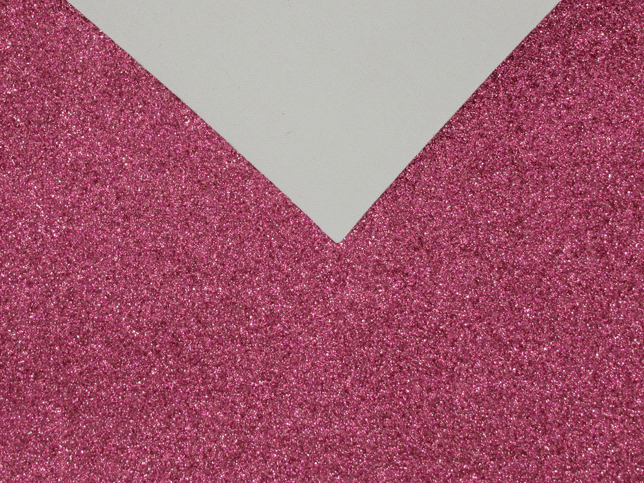 Rouge Pink Extra Fine Glitter Faux Leather Sheet