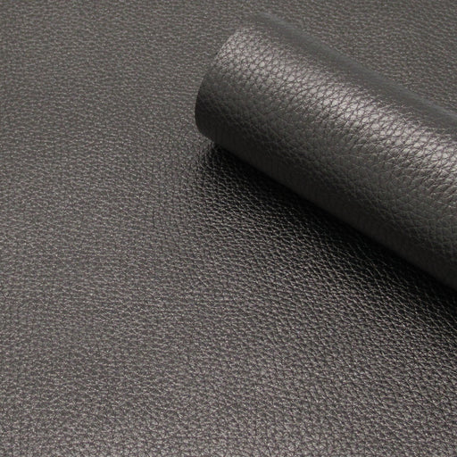 Metallic Pewter Pebble Grain Cowhide