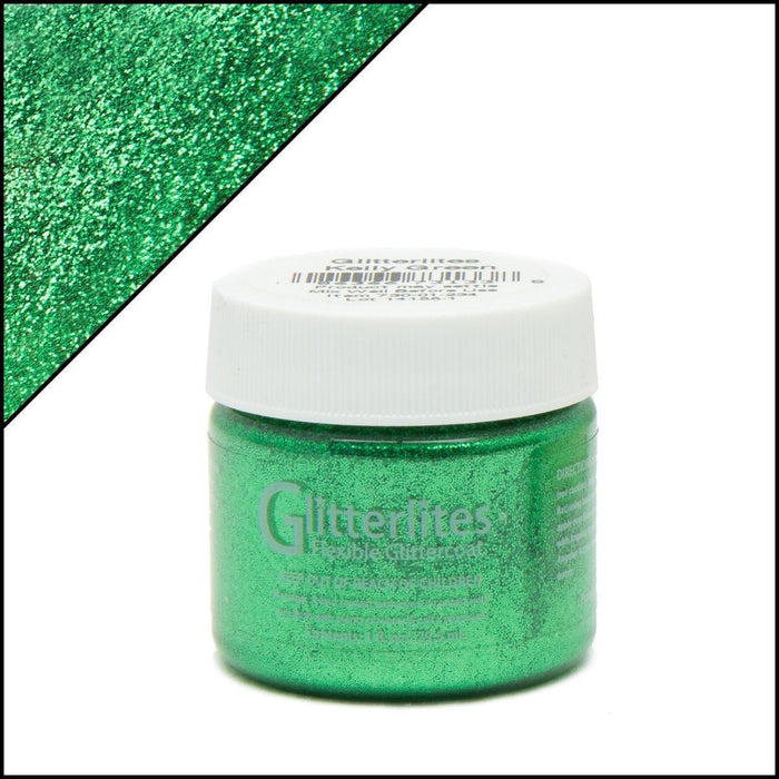 Angelus Glitterlites Paint - Kelly Green
