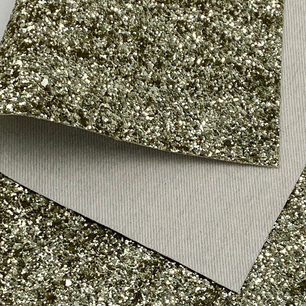 Light Olive - Glitter Fabric Sheet