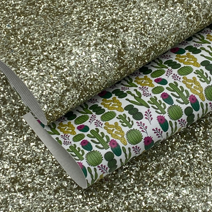 Light Olive - Glitter Fabric Sheet