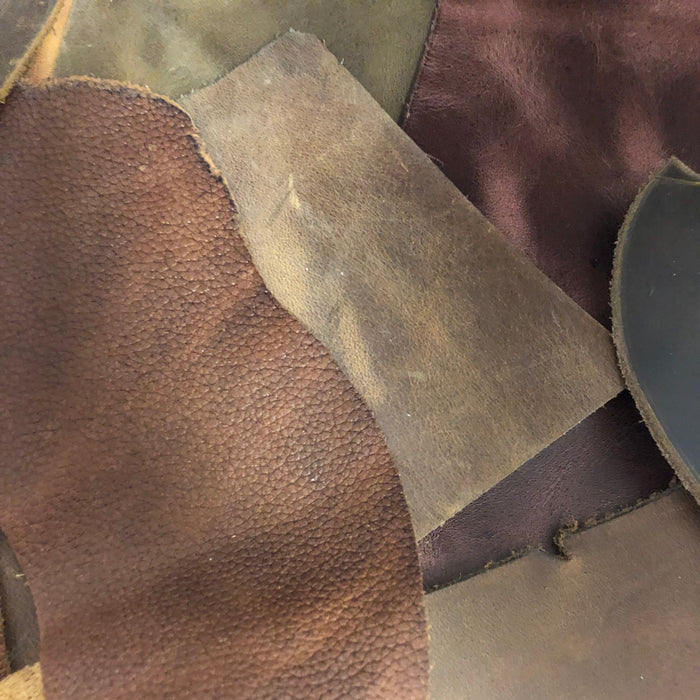 Oil Tanned Leather Scrap